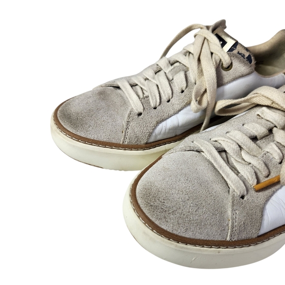 Cole Haan Women's White and Gold Sneakers - Picture 4 of 12